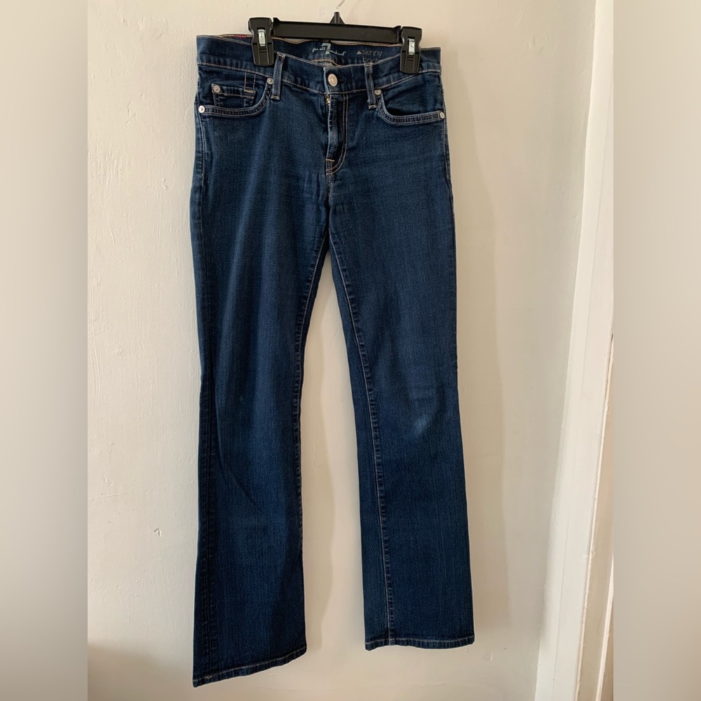 7for all mankind  The Skinny Bootcut‎ size 28 woman’s jeans